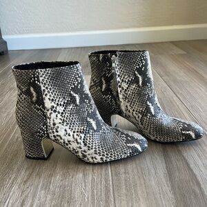 Essex Lane snakeskin boots